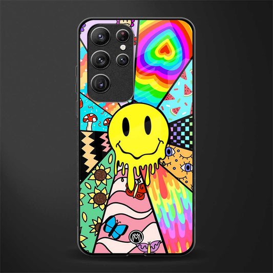 y2k doodle glass case for samsung galaxy s22 ultra 5g image