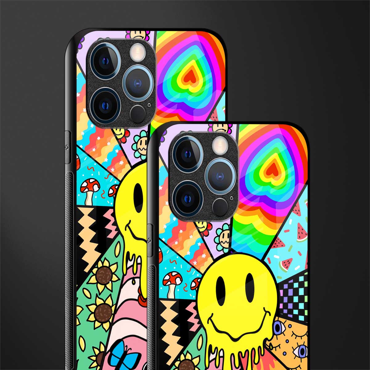 y2k doodle glass case for iphone 14 pro image-2