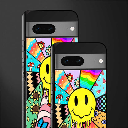y2k doodle back phone cover | glass case for google pixel 7