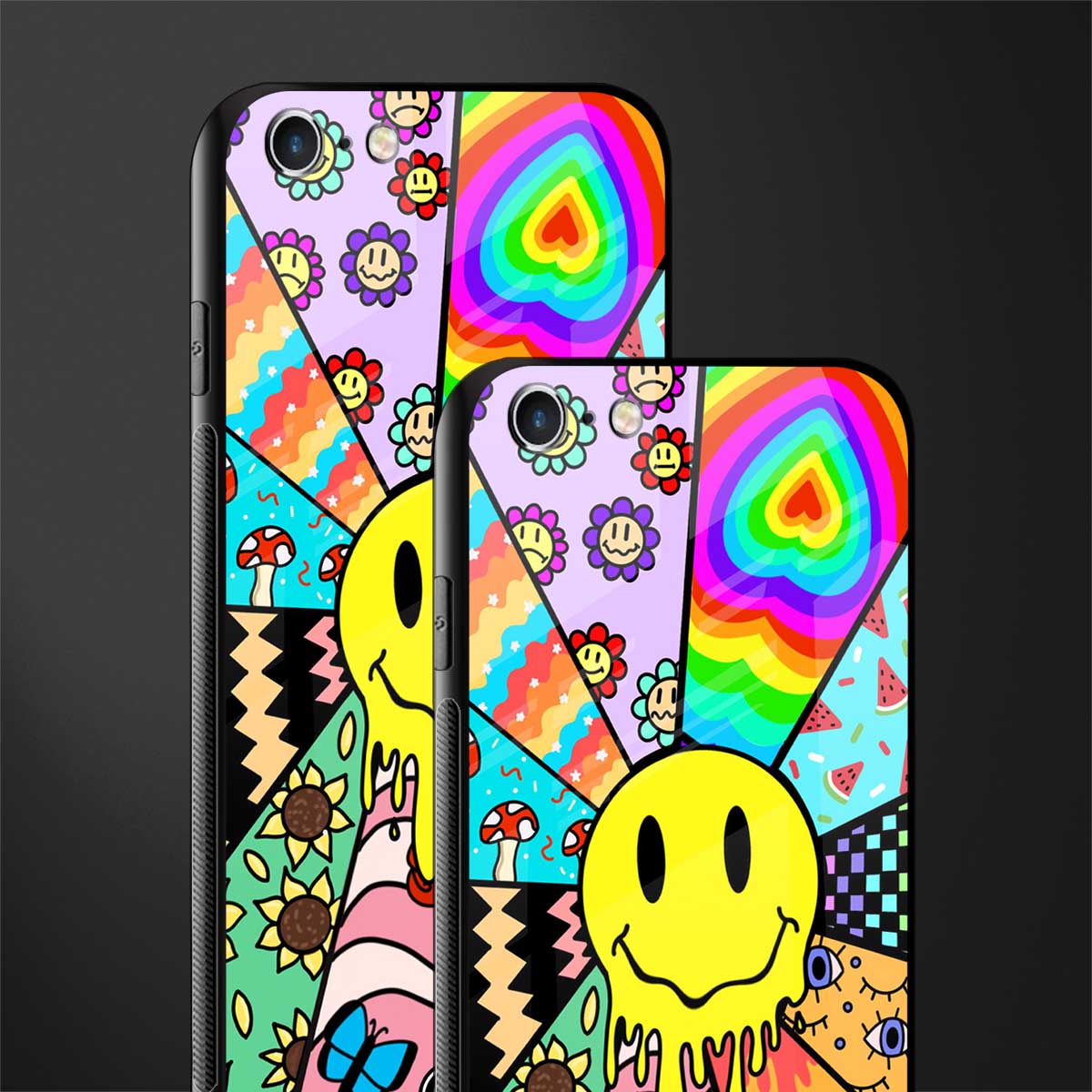 y2k doodle glass case for iphone 6 image-2