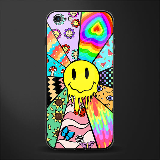 y2k doodle glass case for iphone 6 image