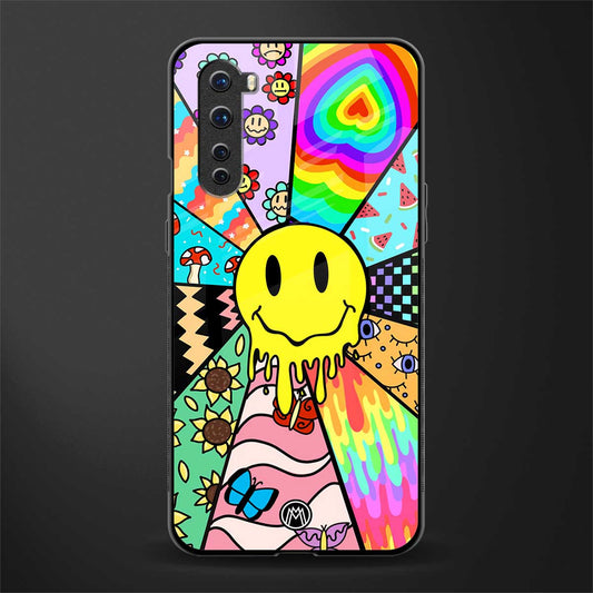 y2k doodle glass case for oneplus nord ac2001 image
