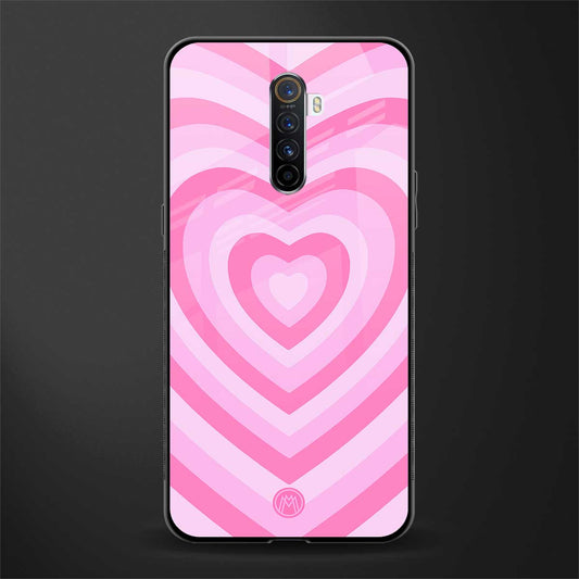 y2k pink hearts aesthetic glass case for realme x2 pro image
