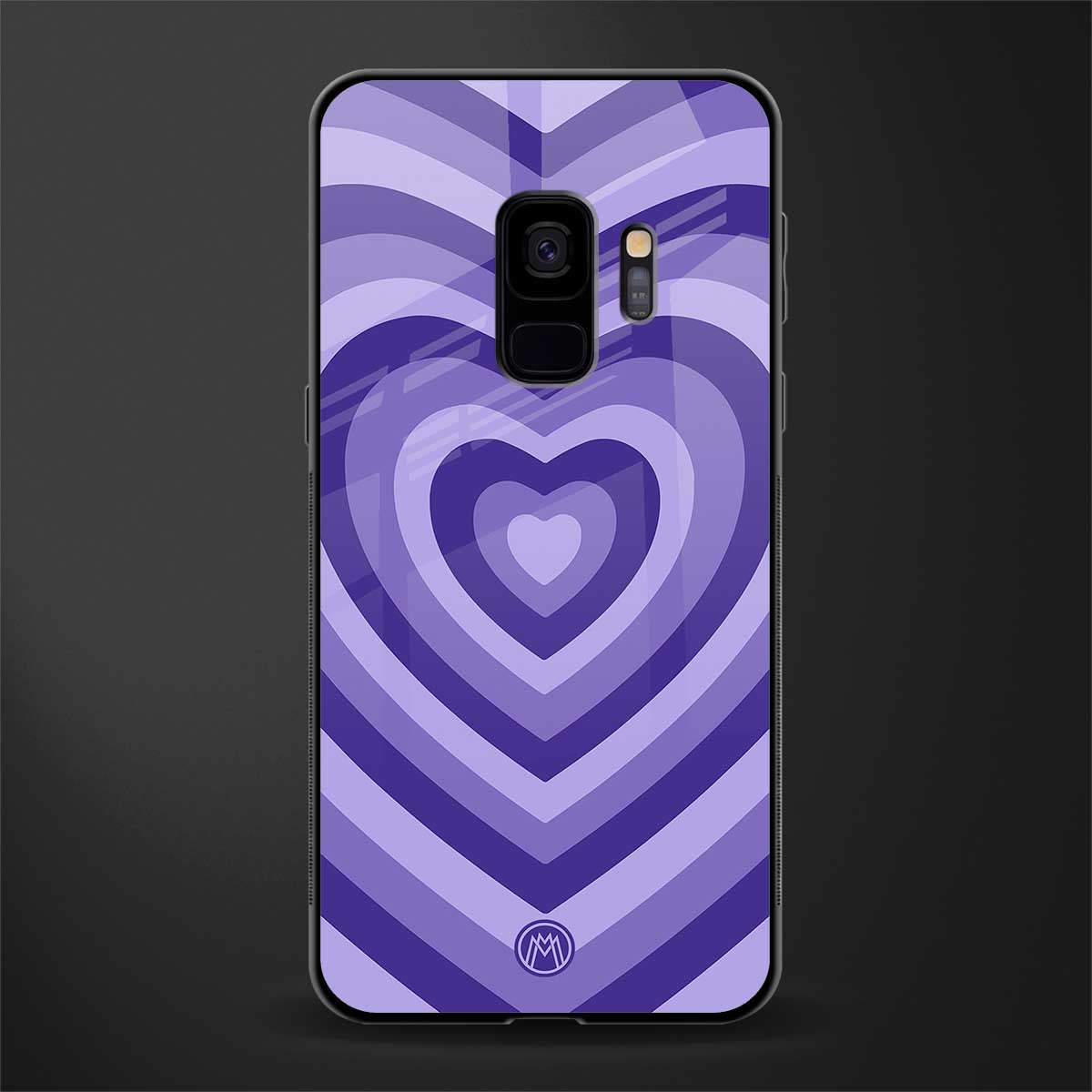 Y2K Purple Hearts Aesthetic Phone Cover for Samsung Galaxy S9