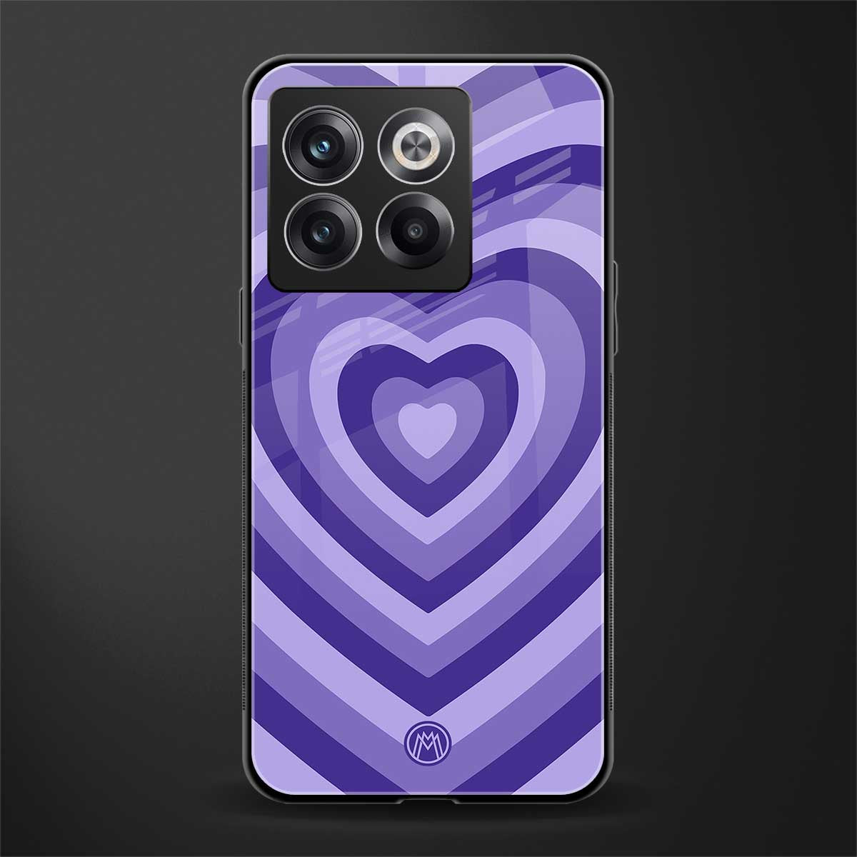y2k purple hearts aesthetic back phone cover | glass case for oneplus 10t