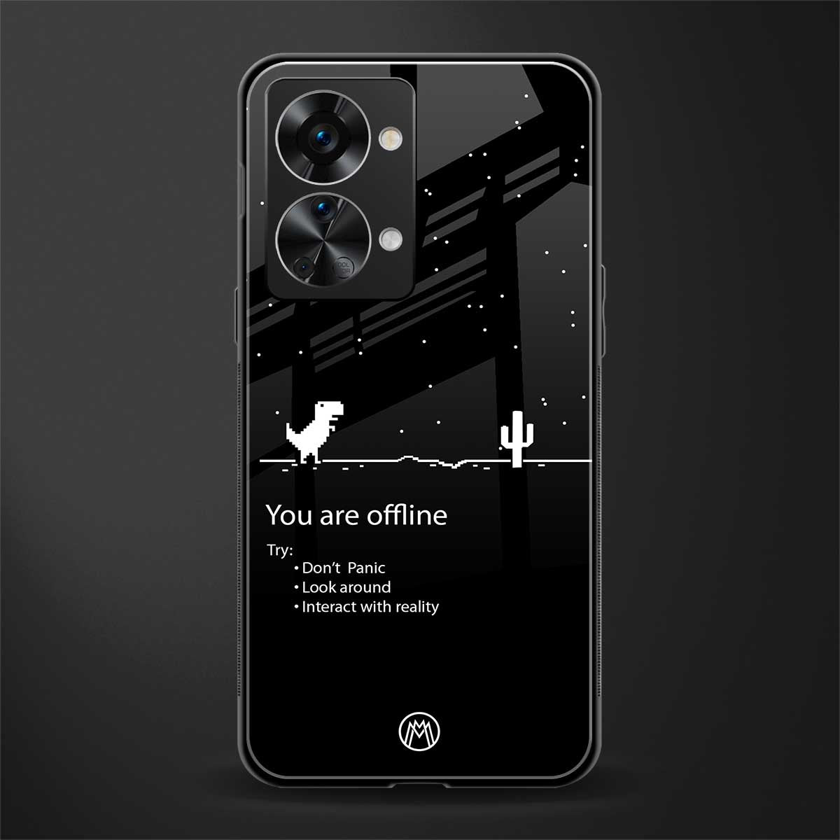 you are offline glass case for phone case | glass case for oneplus nord 2t 5g