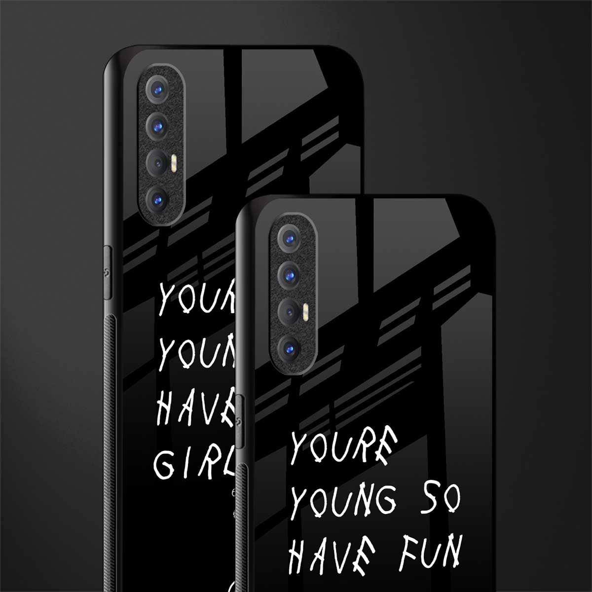you are young glass case for oppo reno 3 pro image-2