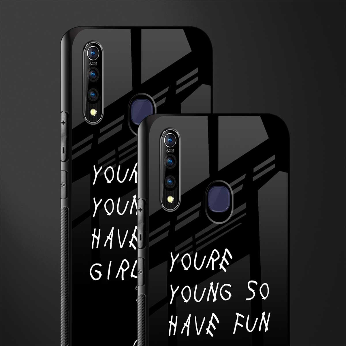 you are young glass case for vivo z1 pro image-2