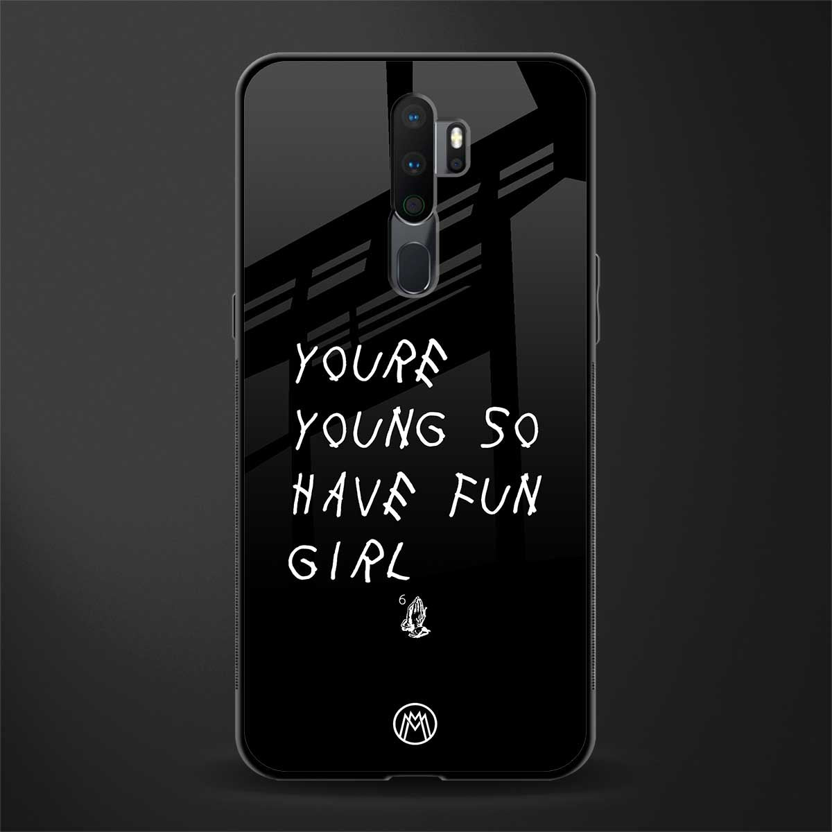 you are young glass case for oppo a5 2020 image