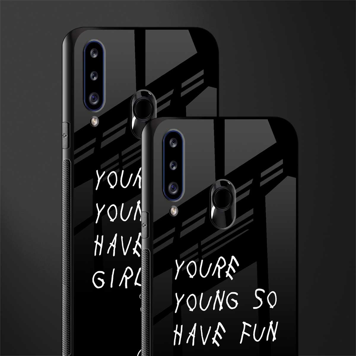 you are young glass case for samsung galaxy a20s image-2