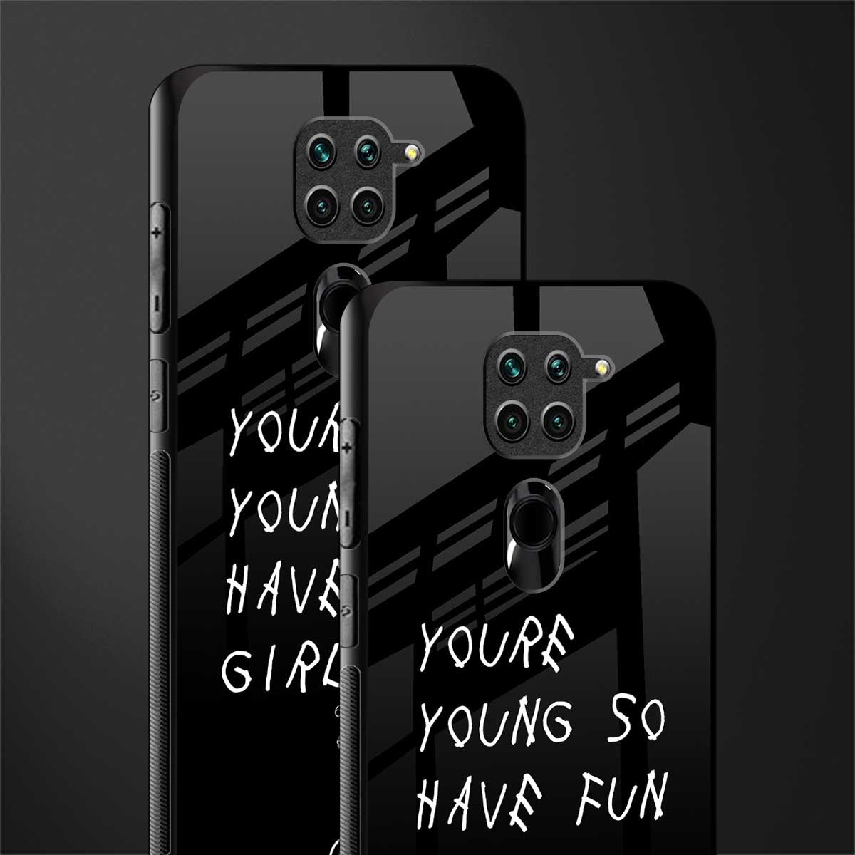 you are young glass case for redmi note 9 image-2