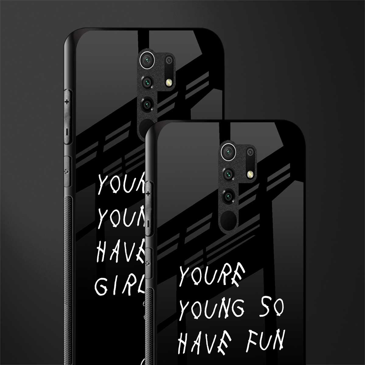 you are young glass case for redmi 9 prime image-2