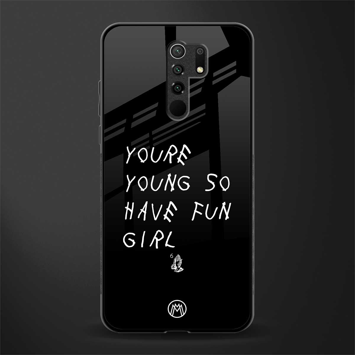 you are young glass case for redmi 9 prime image