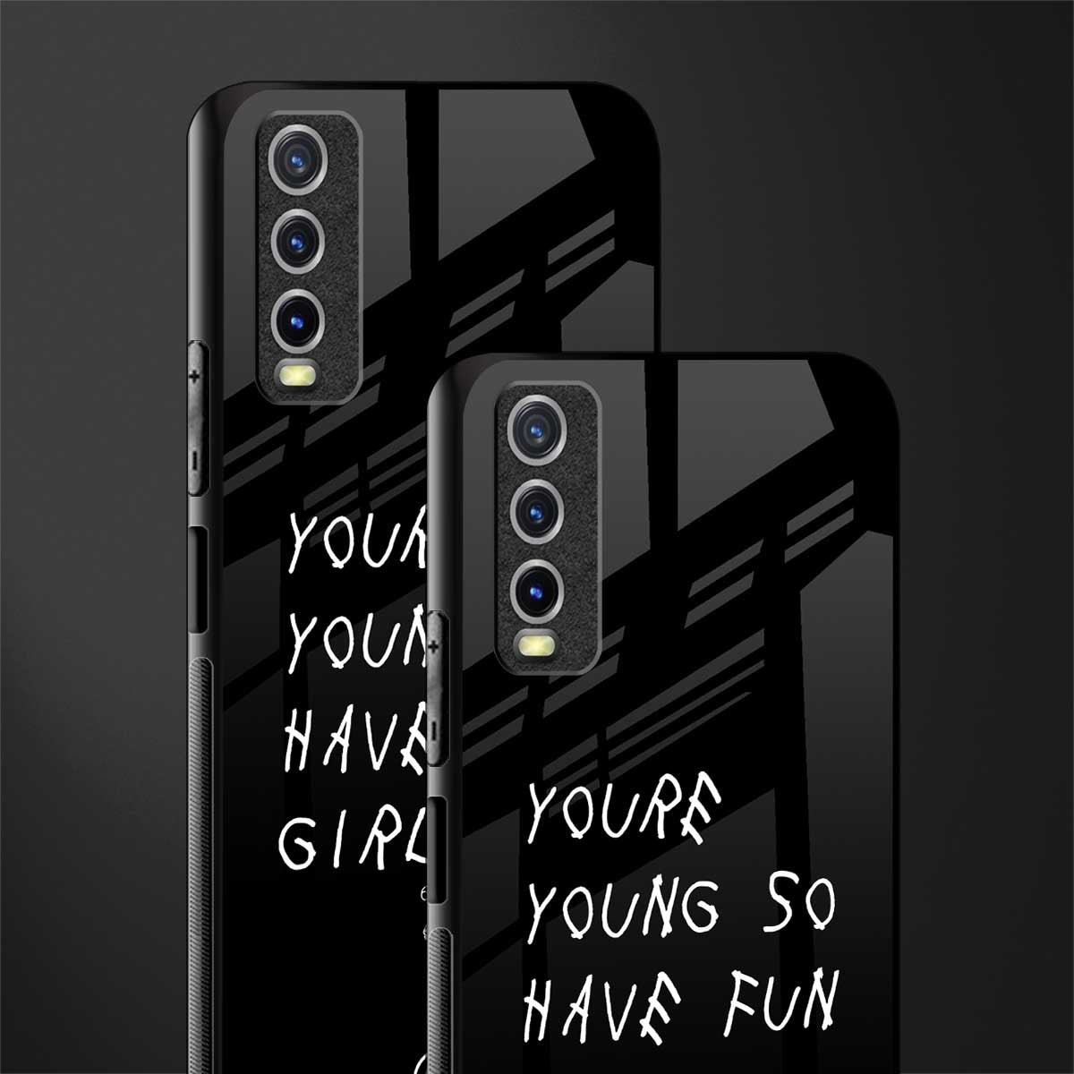 you are young glass case for vivo y20 image-2