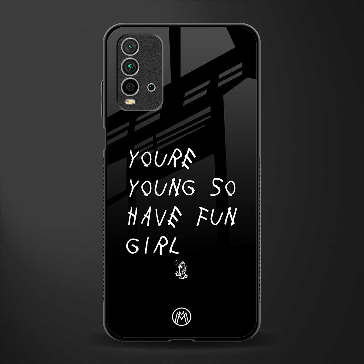 you are young glass case for redmi 9 power image