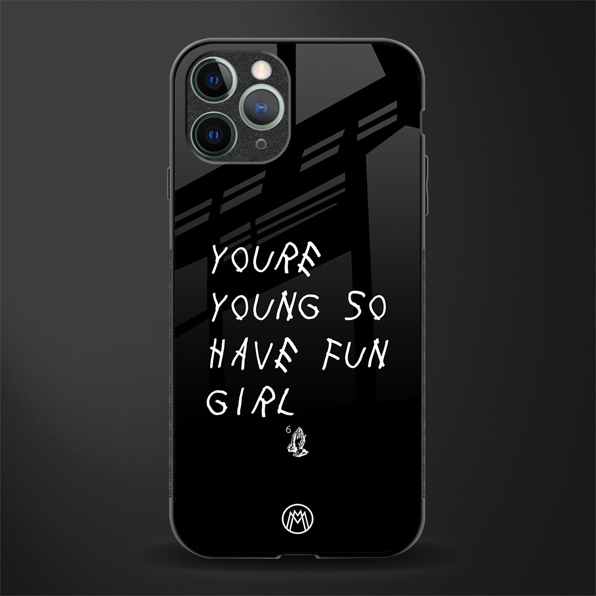 you are young glass case for iphone 11 pro image