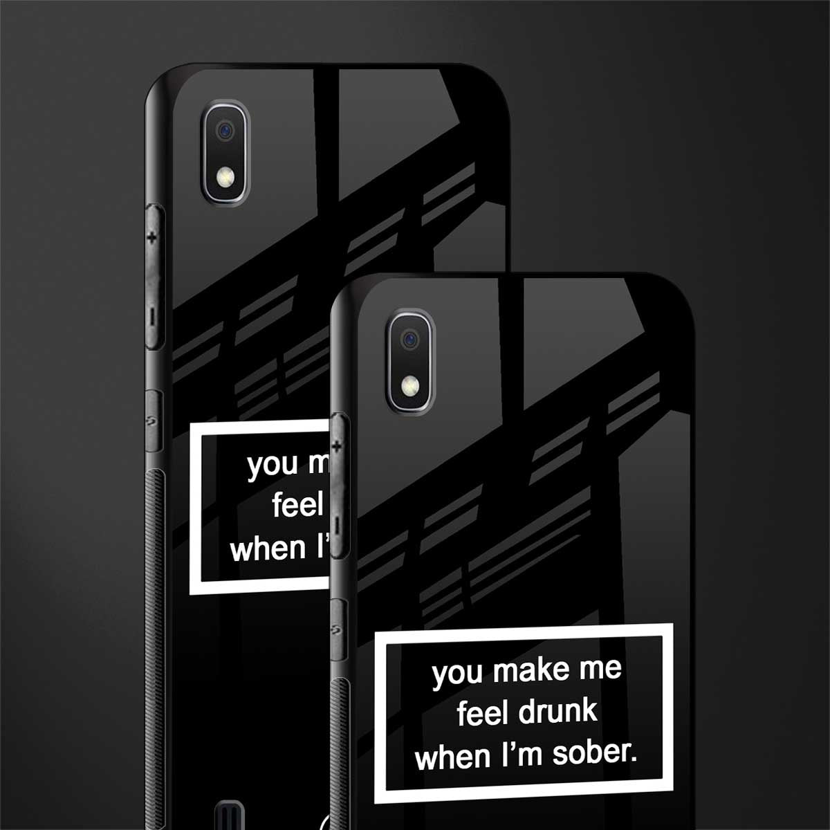 you make me feel drunk black edition glass case for samsung galaxy a10 image-2