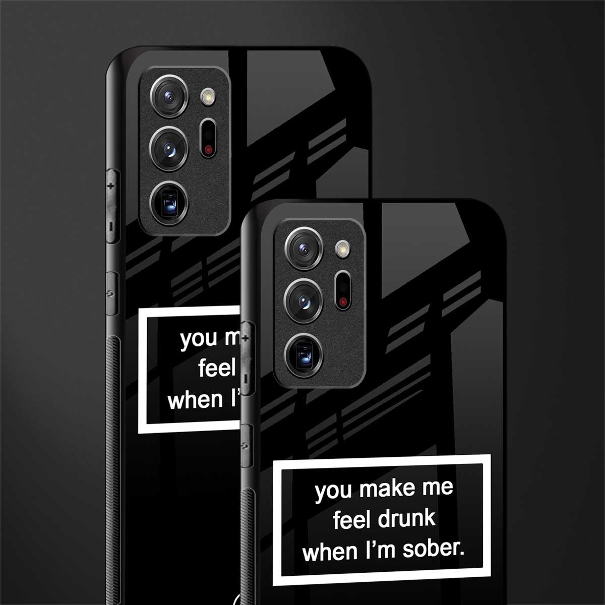 you make me feel drunk black edition glass case for samsung galaxy note 20 ultra 5g image-2