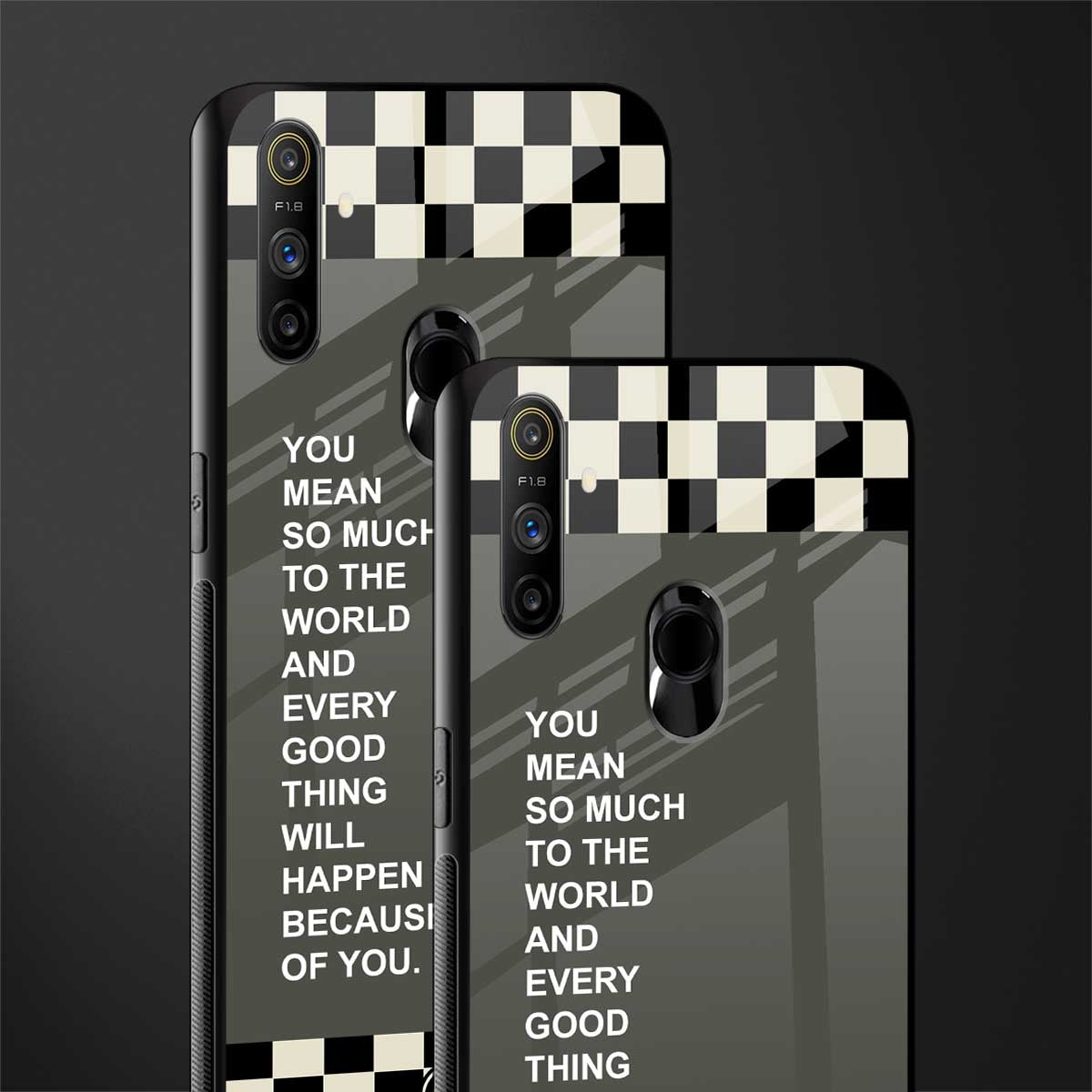 you mean so much to the world glass case for realme narzo 10a image-2