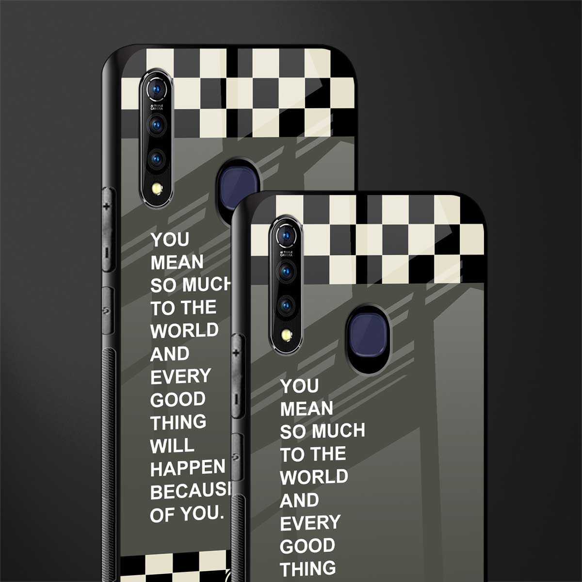 you mean so much to the world glass case for vivo z1 pro image-2