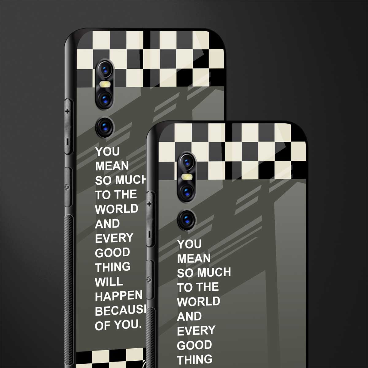 you mean so much to the world glass case for vivo v15 pro image-2