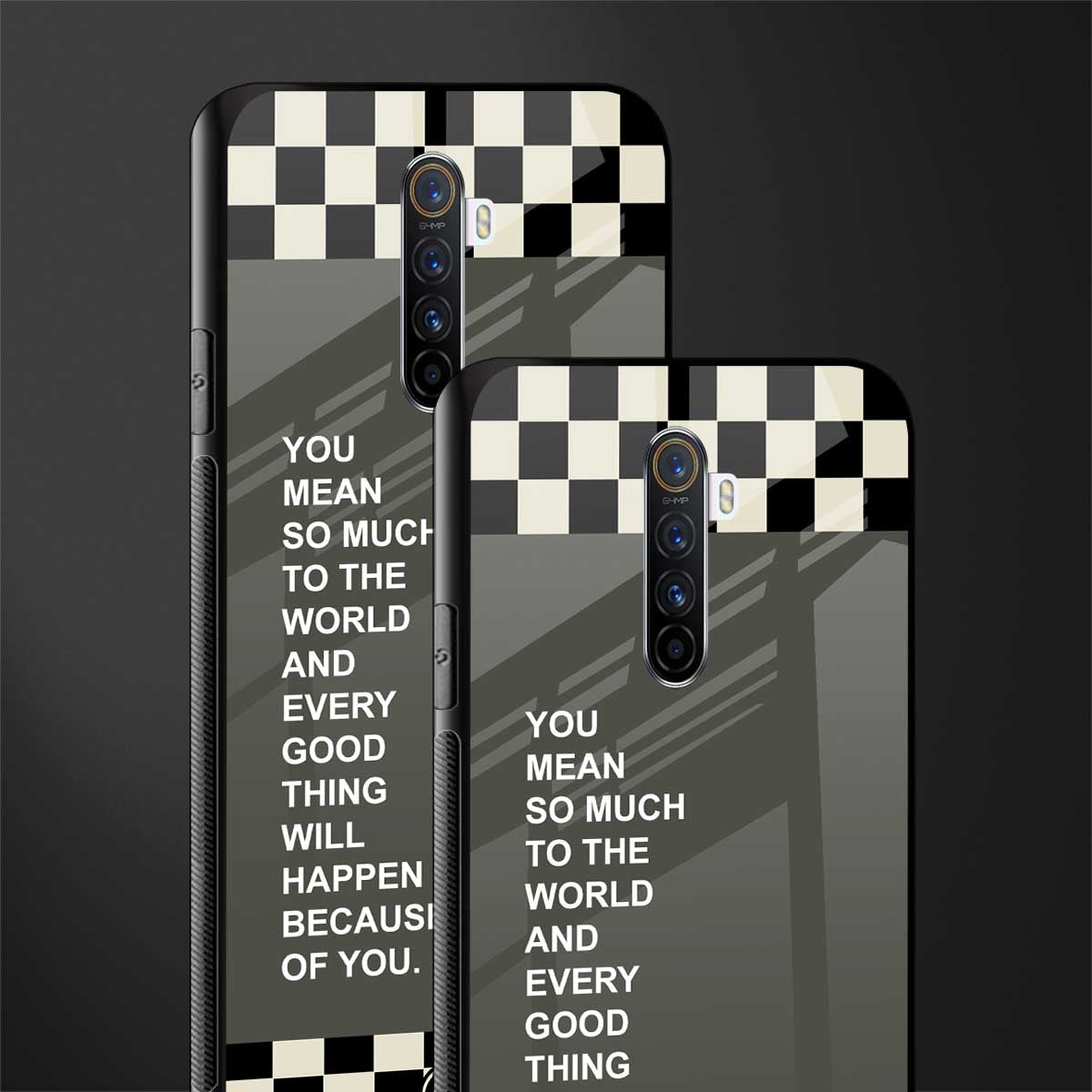 you mean so much to the world glass case for realme x2 pro image-2