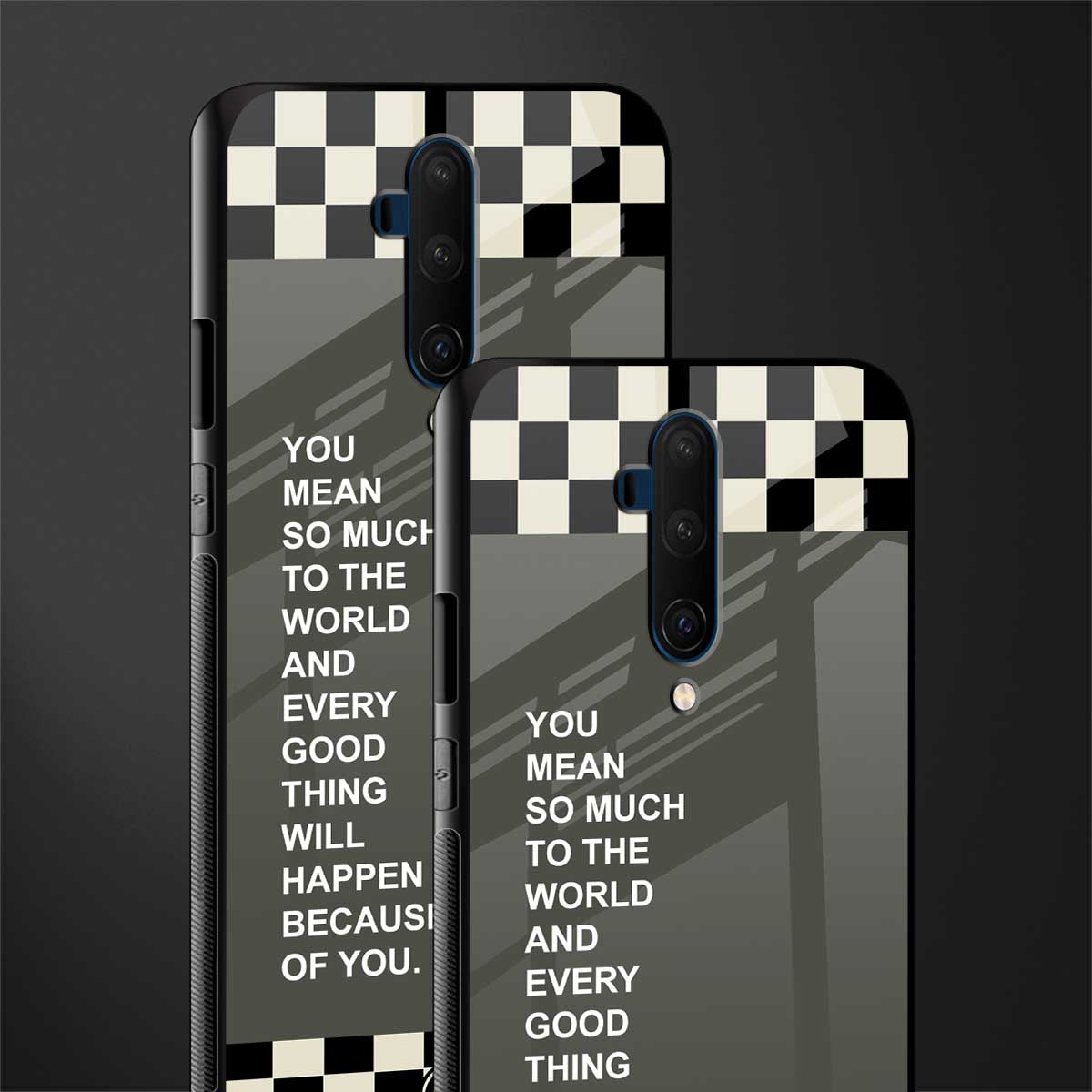 you mean so much to the world glass case for oneplus 7t pro image-2