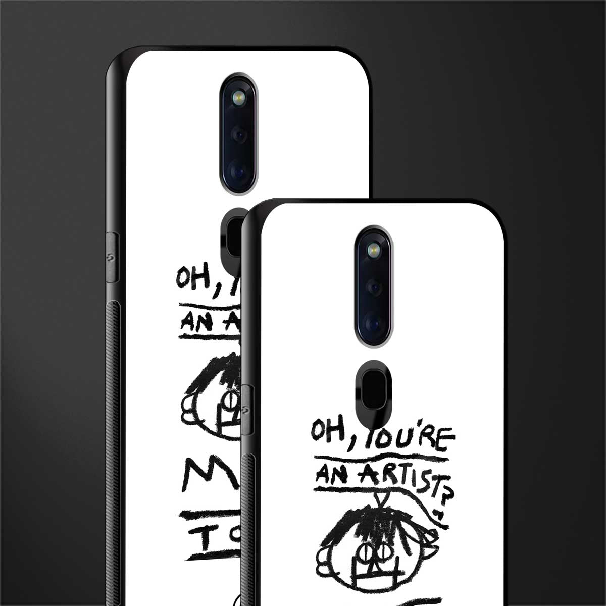 you're an artist glass case for oppo f11 pro image-2