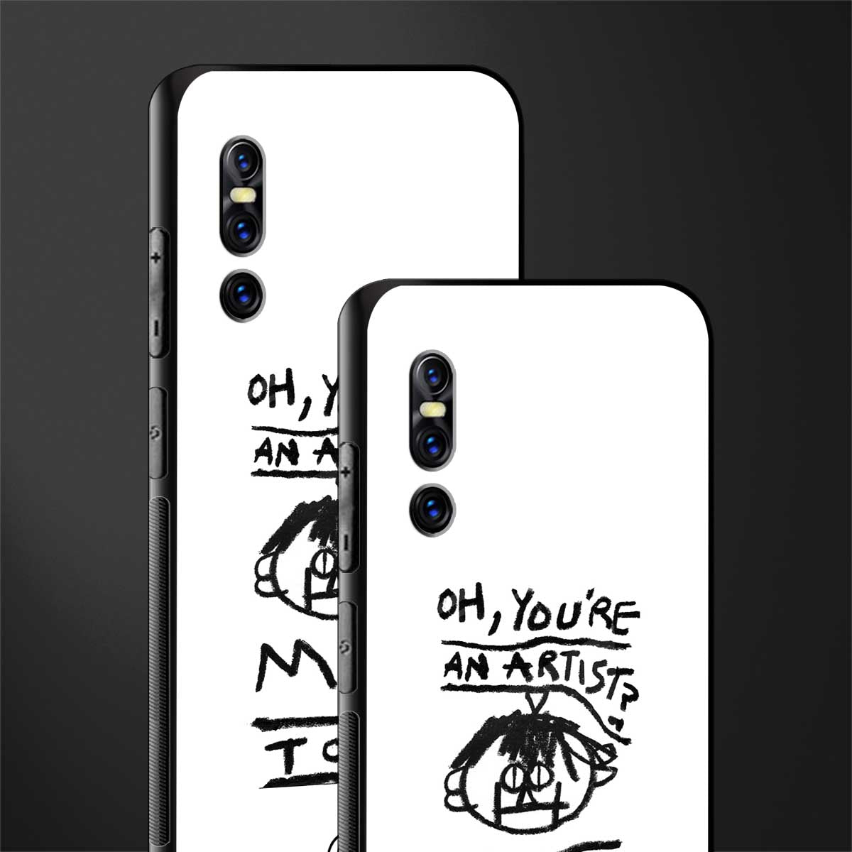 you're an artist glass case for vivo v15 pro image-2