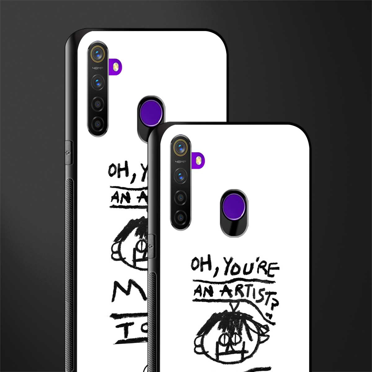 you're an artist glass case for realme 5s image-2