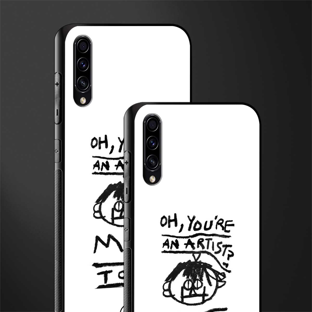 you're an artist glass case for samsung galaxy a70 image-2