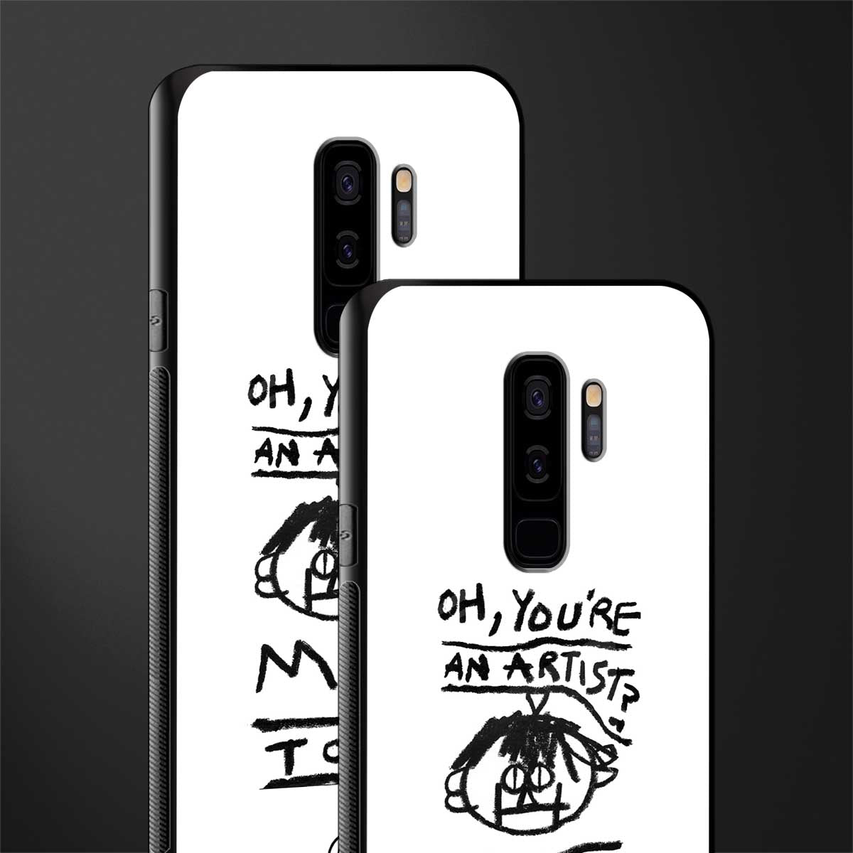 you're an artist glass case for samsung galaxy s9 plus image-2