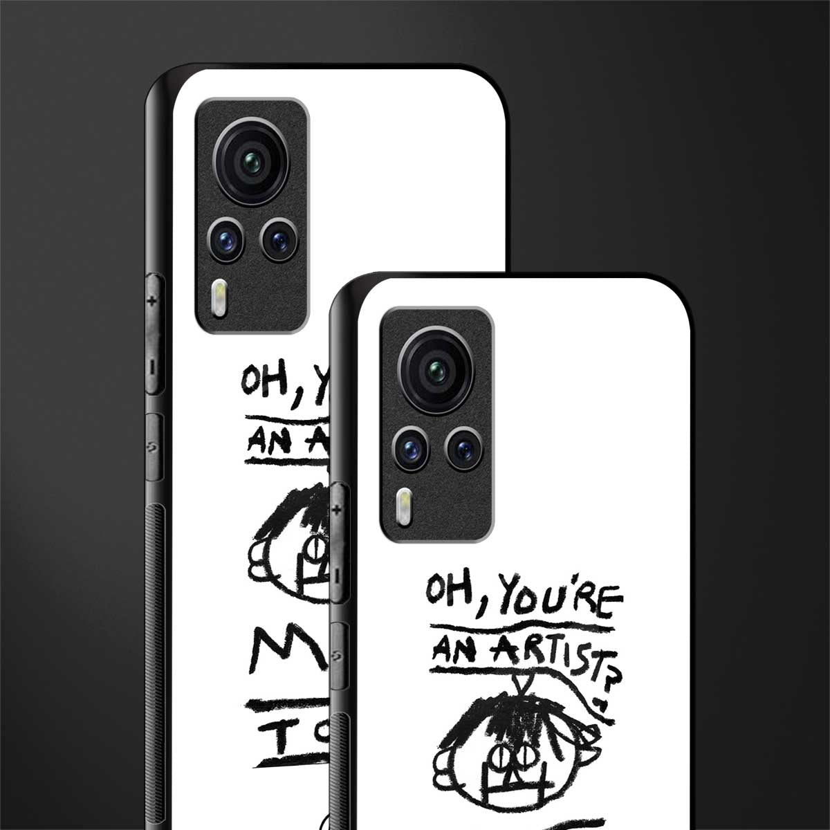 you're an artist glass case for vivo x60 pro image-2