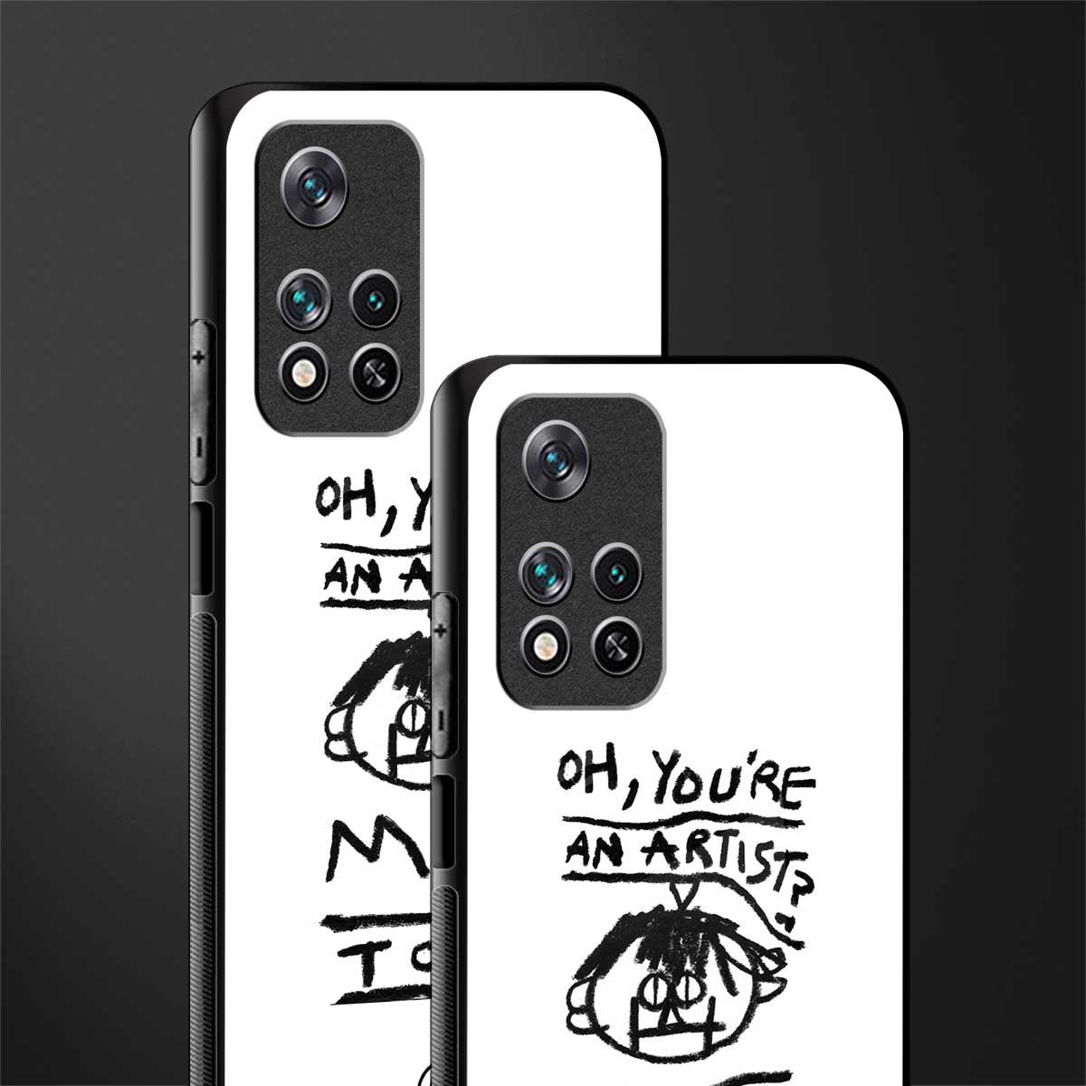 you're an artist glass case for poco m4 pro 5g image-2