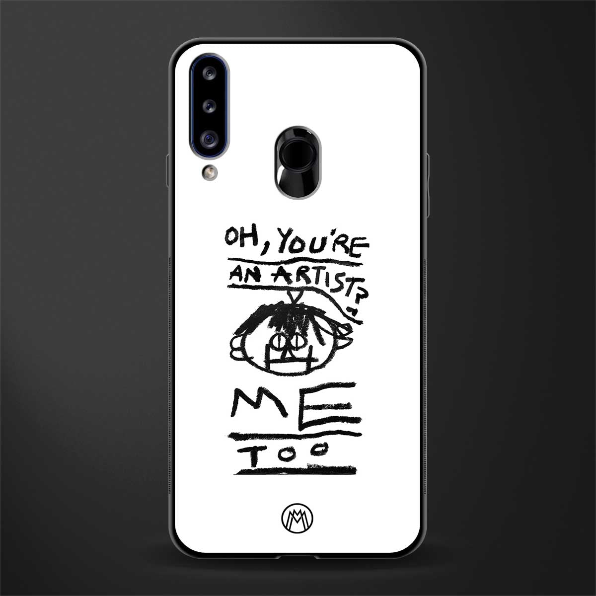 you're an artist glass case for samsung galaxy a20s image