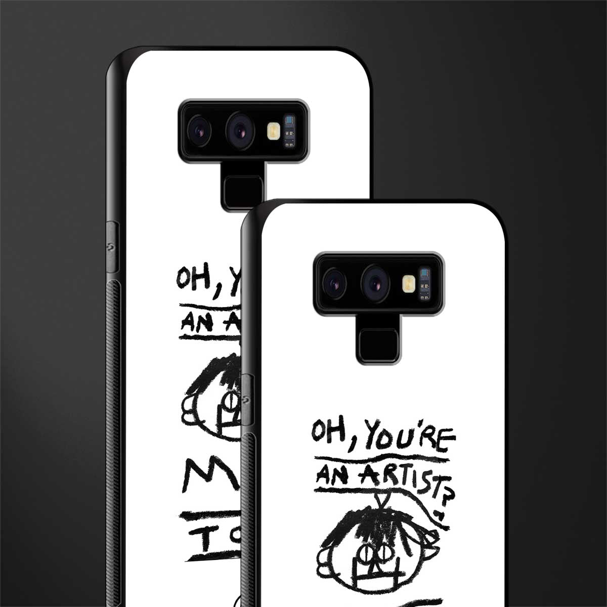 you're an artist glass case for samsung galaxy note 9 image-2