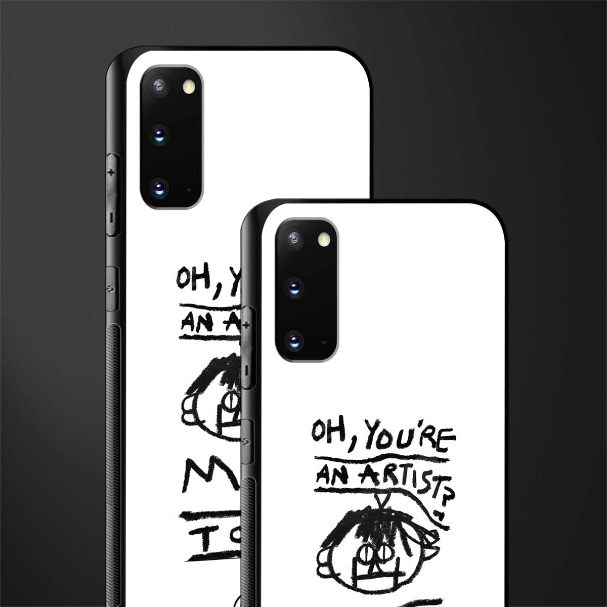 you're an artist glass case for samsung galaxy s20 image-2