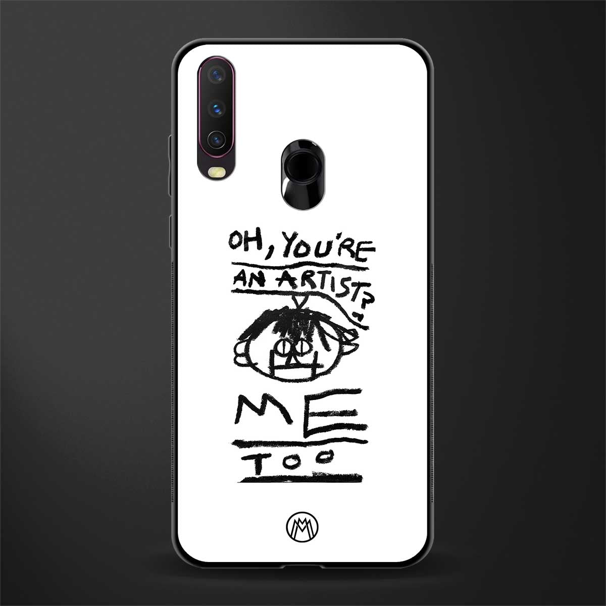 you're an artist glass case for vivo y15 image