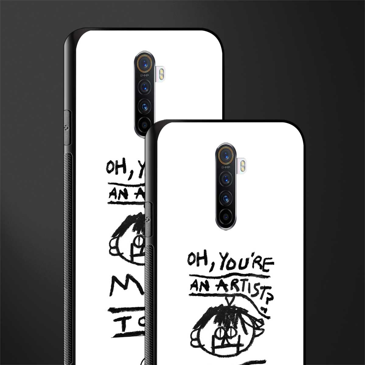 you're an artist glass case for realme x2 pro image-2