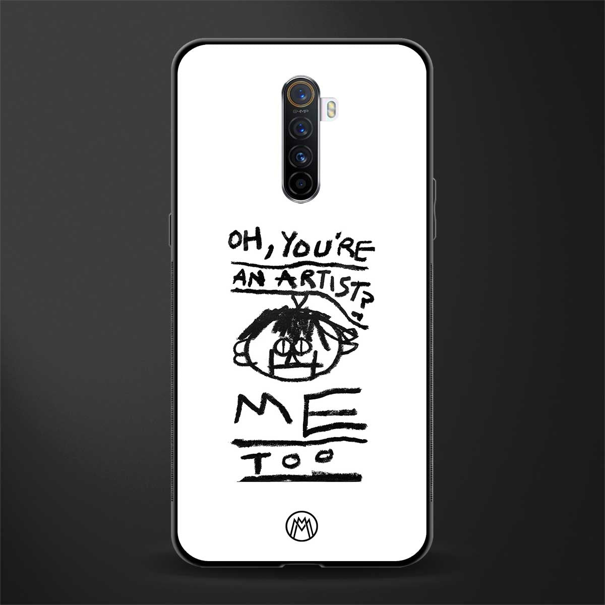 you're an artist glass case for realme x2 pro image