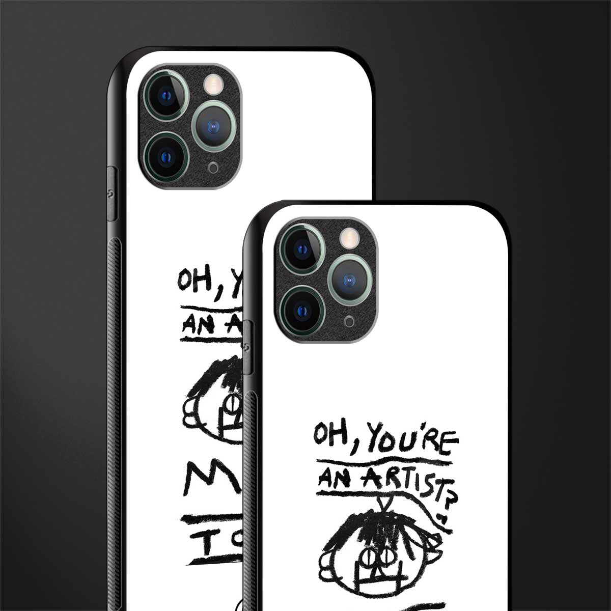 you're an artist glass case for iphone 11 pro image-2