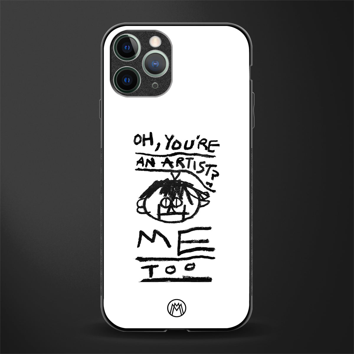 you're an artist glass case for iphone 11 pro image