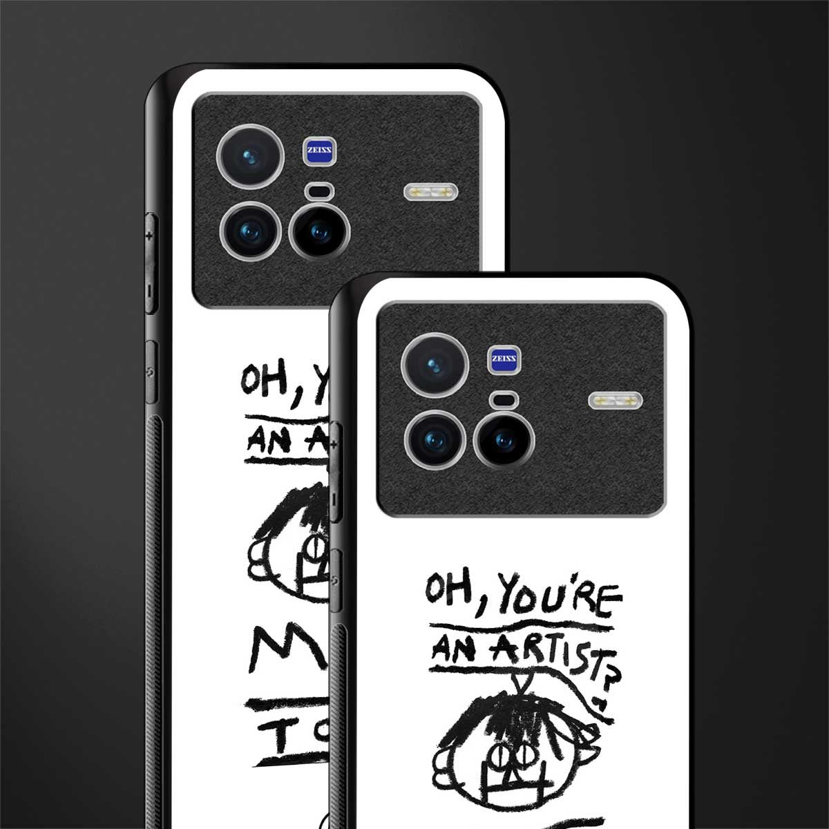 you're an artist glass case for vivo x80 image-2