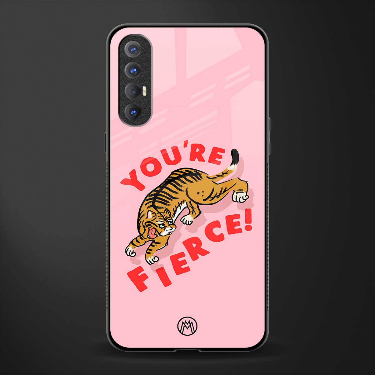 you're fierce glass case for oppo reno 3 pro image
