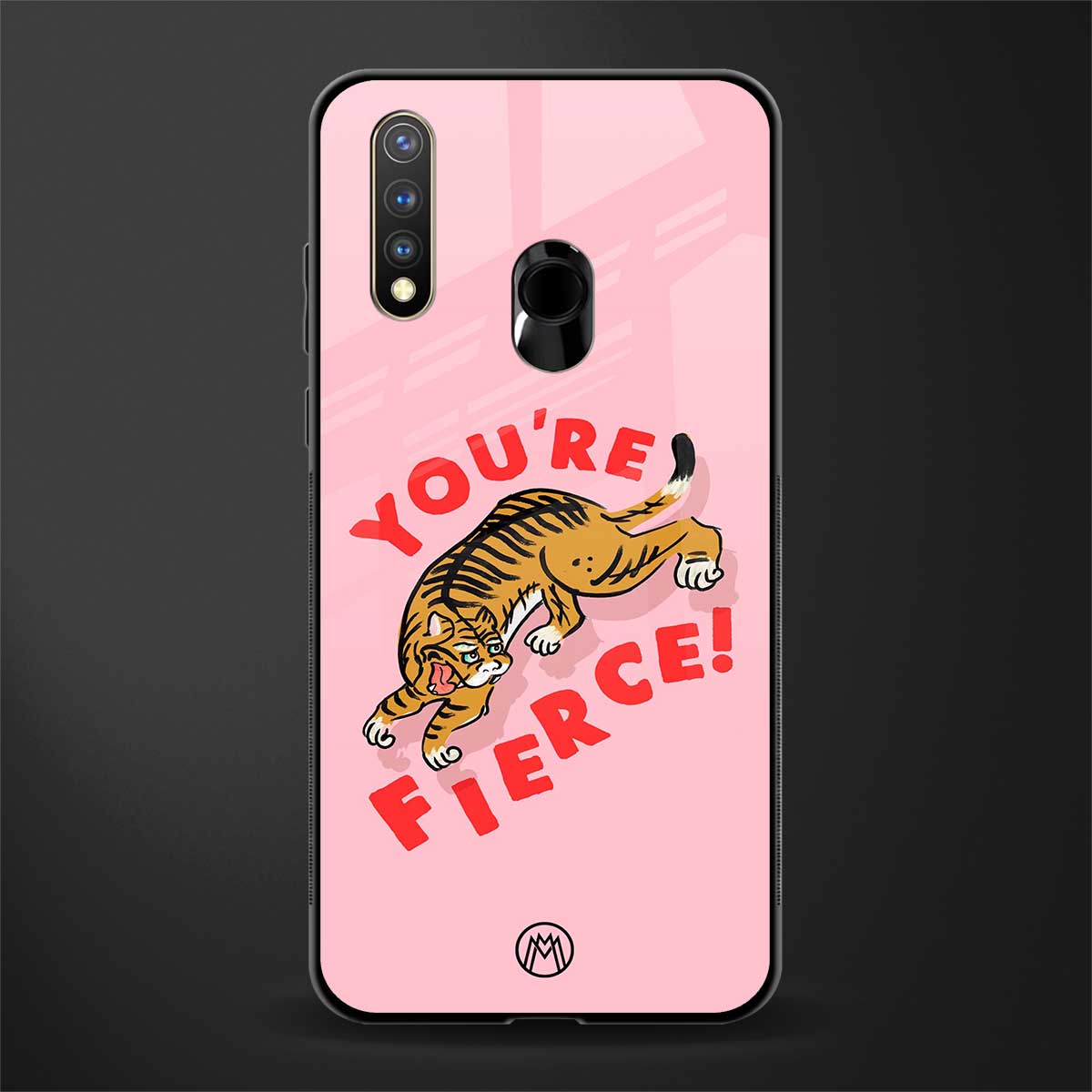 you're fierce glass case for vivo u20 image