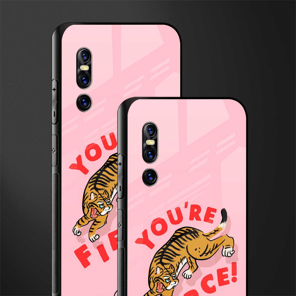 you're fierce glass case for vivo v15 pro image-2