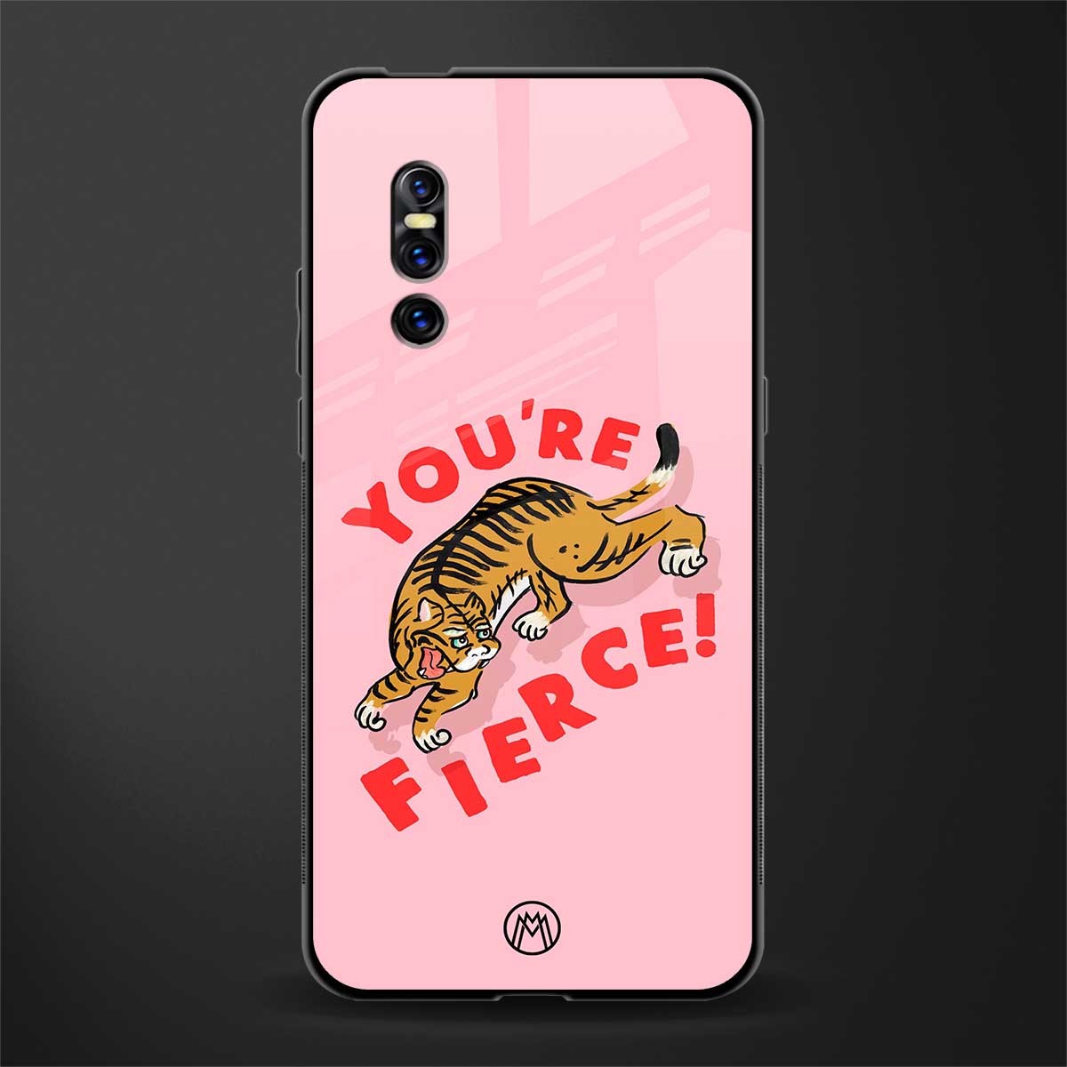 you're fierce glass case for vivo v15 pro image