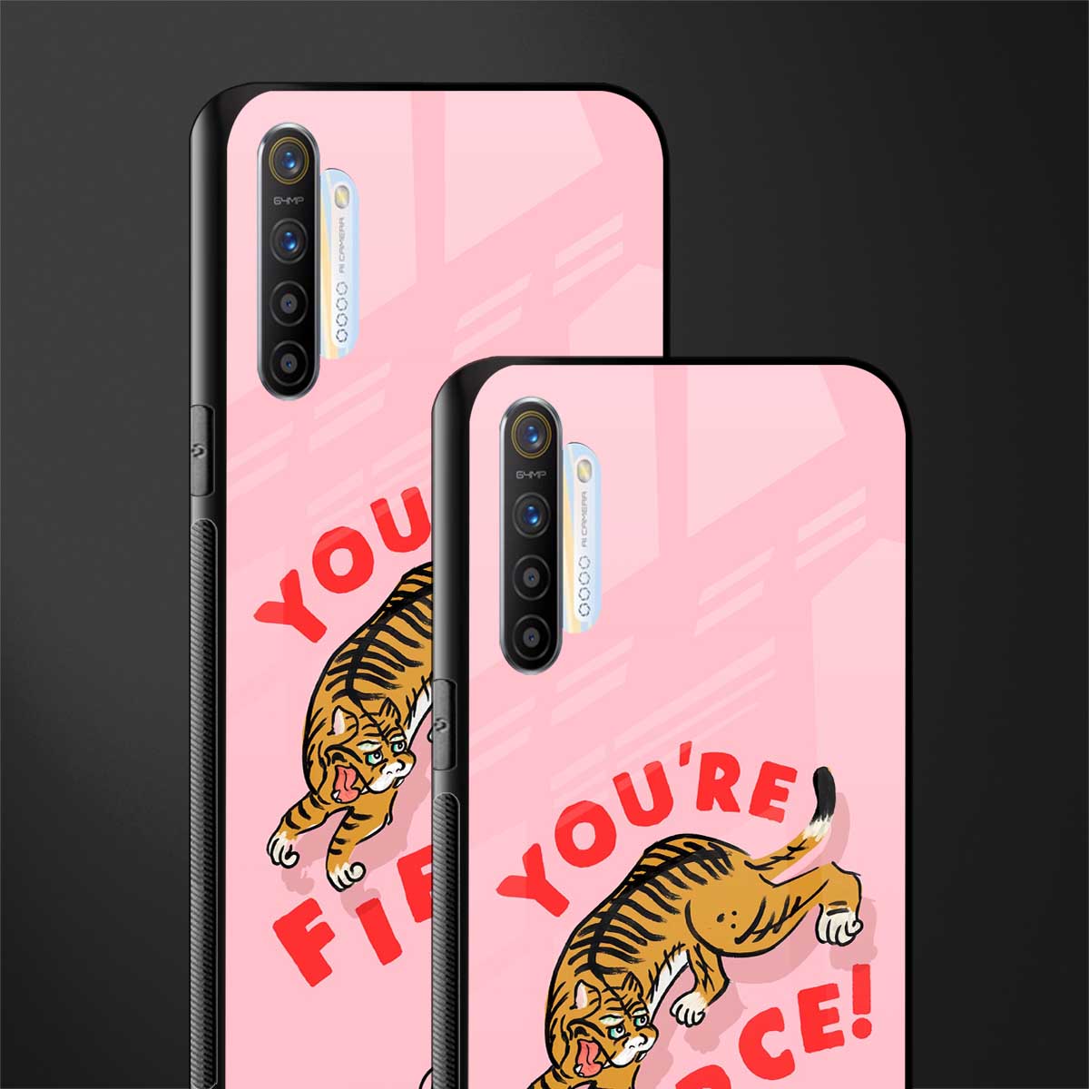 you're fierce glass case for realme x2 image-2