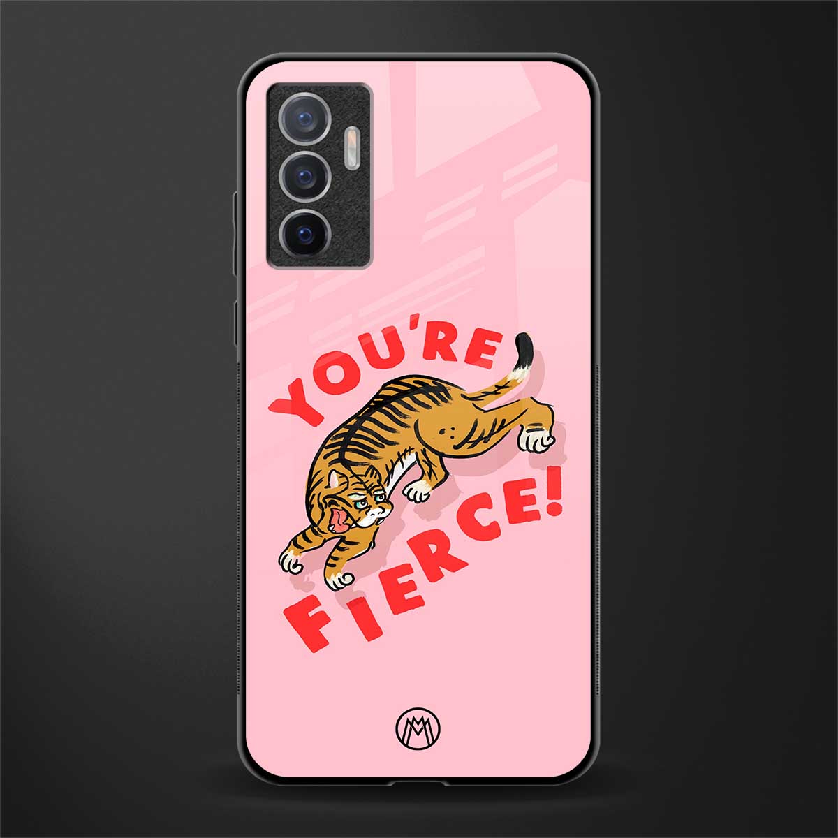 you're fierce glass case for vivo v23e image