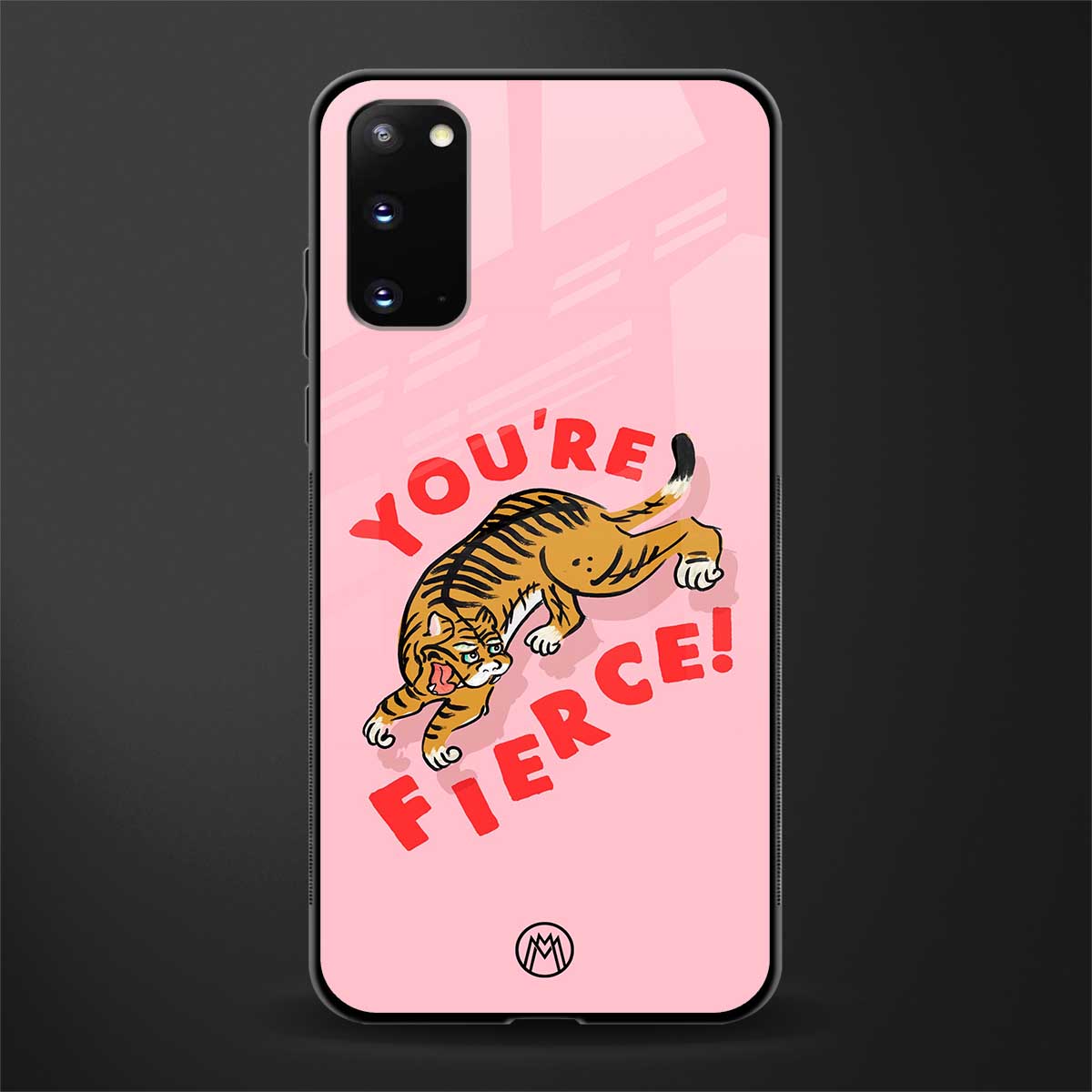 you're fierce glass case for samsung galaxy s20 image